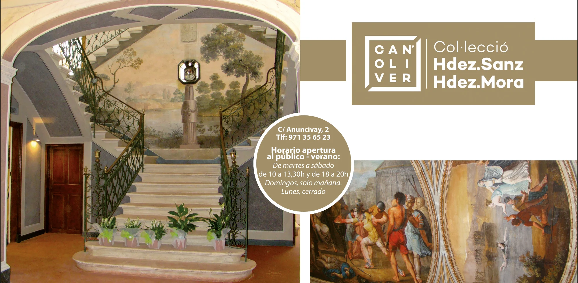 Anuncio de Ca n'Oliver · Centre d'Art
