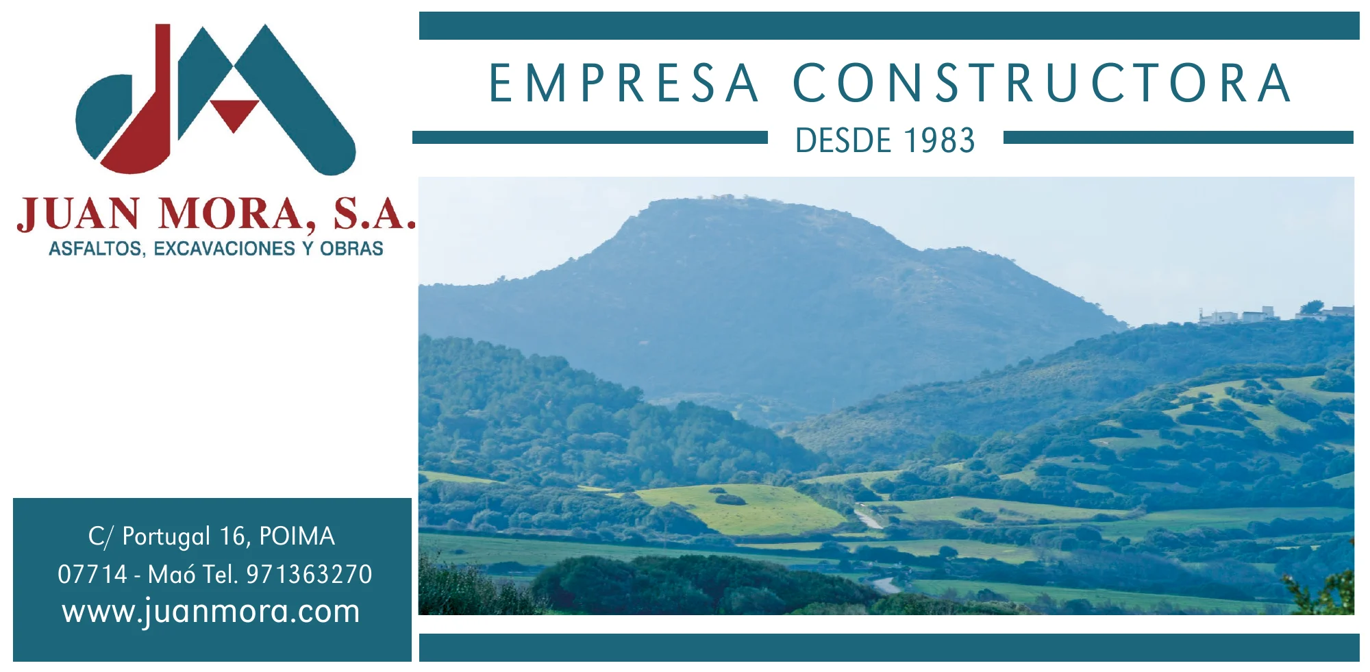 Anuncio de Juan Mora, S.A.