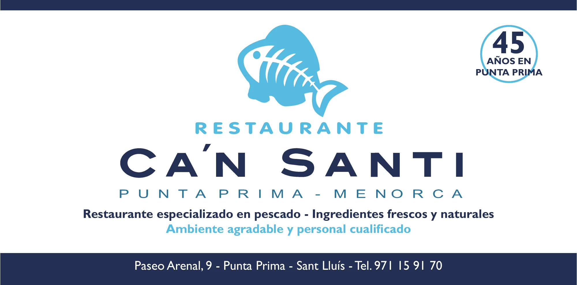 Anuncio de Restaurante Ca'n Santi
